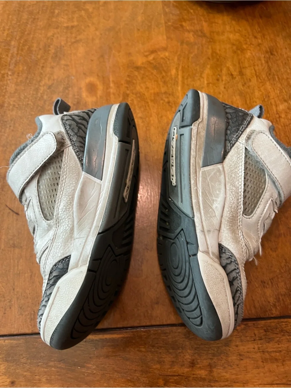 Jordan Dub Zero Toddler Sneakers Gray Elephant Print Size 8C